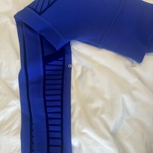 Moto blue legging